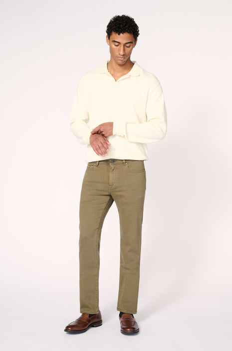 AMS Slim Jeans in Moss Green Colour