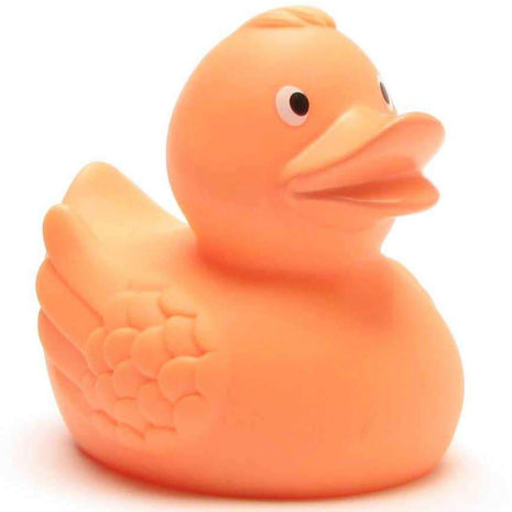 Mina Pastel Orange Rubber Duck