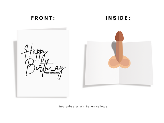 Happy Birth_ay - Pop Up Greeting Card