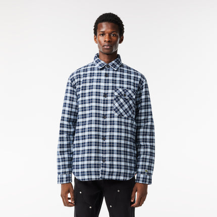 Plaid Padded Overshirt