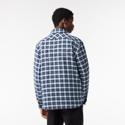 Plaid Padded Overshirt