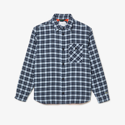 Plaid Padded Overshirt