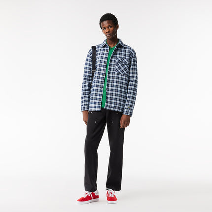 Plaid Padded Overshirt