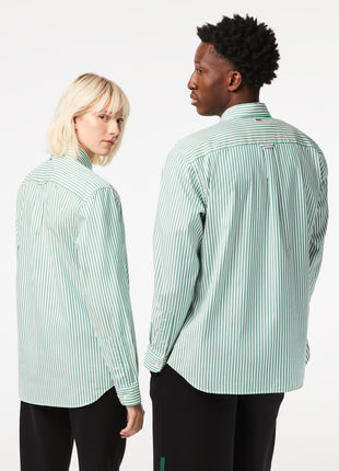 Unisex Relaxed Fit Large Crocodile Cotton Shirt