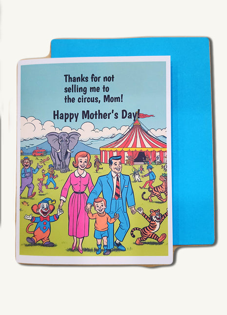 Circus - Mother's Day Greeting Card