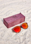Purpleheart Wood / Flame Red