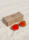 Walnut Wood / Flame Red
