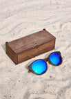 Wenge Wood / Aqua Blue