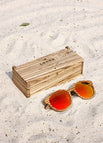 Zebrawood / Flame Red