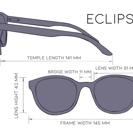 Eclipse - Handcrafted Wooden Sunglasses