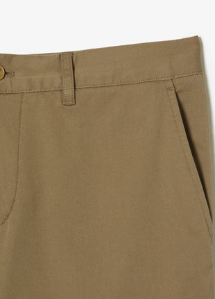 Slim Fit Stretch Cotton Bermuda Shorts