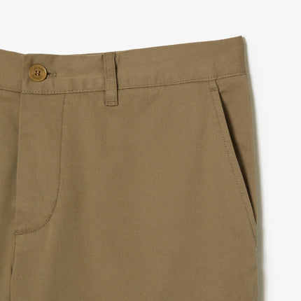 Slim Fit Stretch Cotton Bermuda Shorts