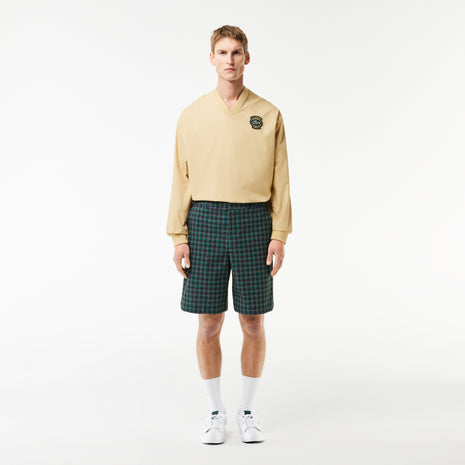 Ultra-Dry Checked Golf Bermuda Shorts