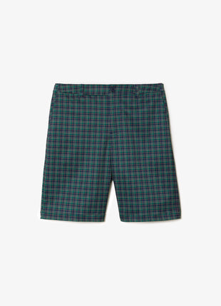 Ultra-Dry Checked Golf Bermuda Shorts