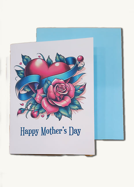 Heart Tattoo - Mother's Day Greeting Card