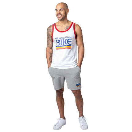 Logo Ringer Tank Top - White/Red