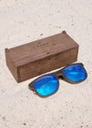 Wenge Wood / Aqua Blue