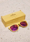 Yellowheart Wood / Flame Red