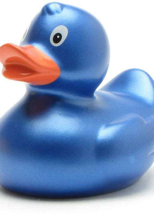 Sara Blue Metallic Rubber Duck