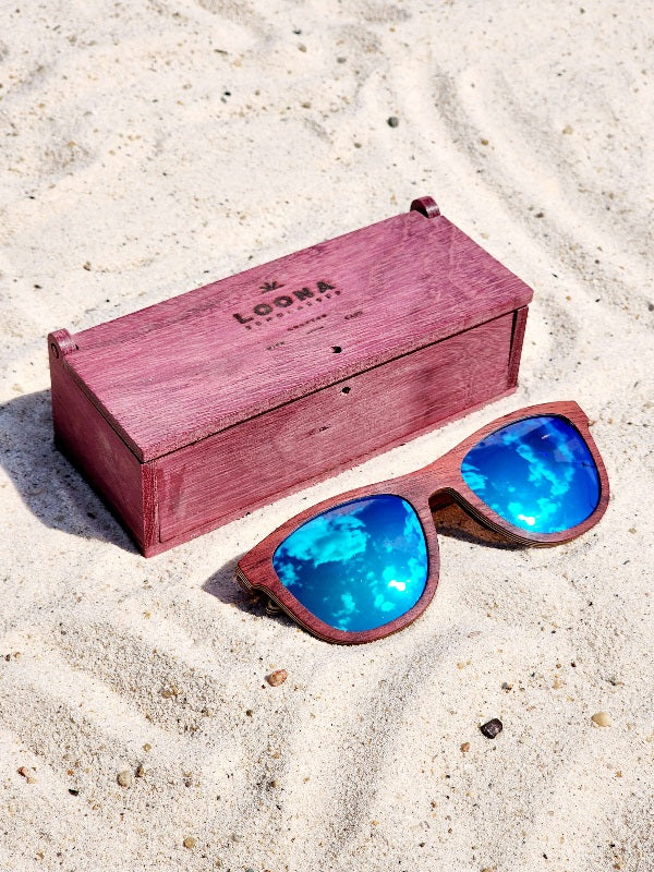 Radiance Handcrafted Wooden Sunglasses GRAPEFRUIT