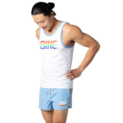 Ringer Tank Pride - White