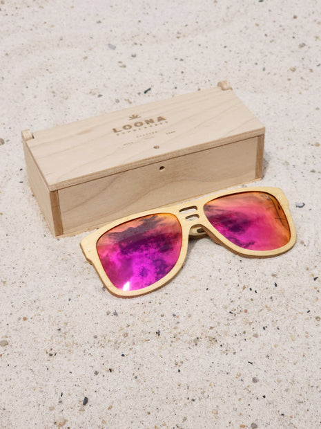 Solar Shield Wooden Handmade Sunglasses