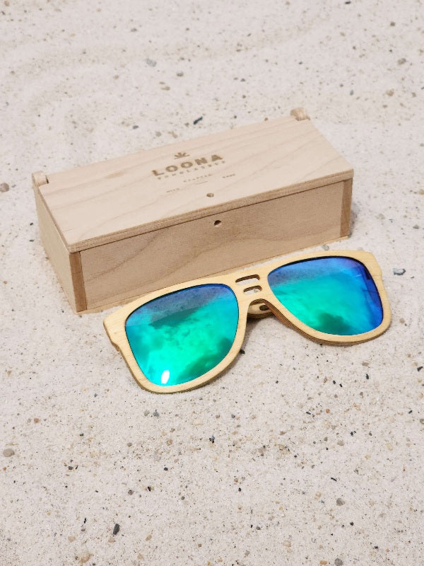 Solar Shield Handcrafted Wooden Sunglasses