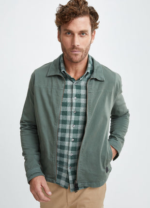 Olive Antique Wash Stretch Jacket