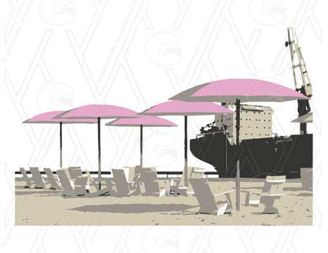 Toronto Icons - The Sugar Beach - Print