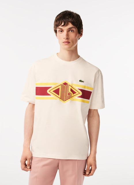 Round Neck Loose Fit Printed T-shirt