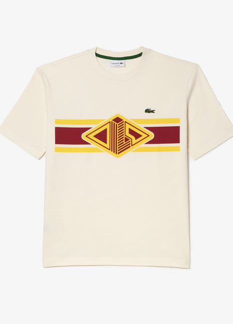 Round Neck Loose Fit Printed T-shirt