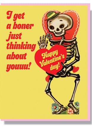 I Get A Boner From Thinking About Youuu! Card