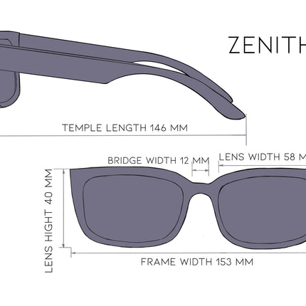 Zenith - Handcrafted Wooden Sunglasses