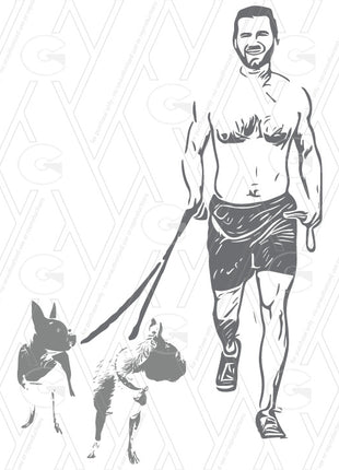 Walking Dogs - Print