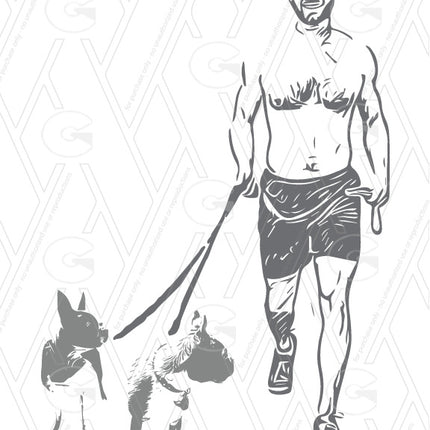 Walking Dogs - Print