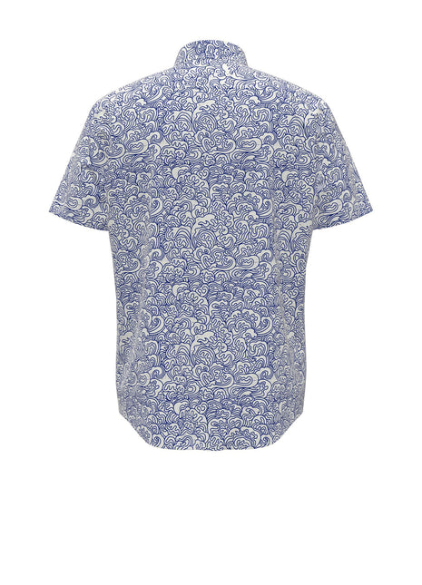 Short Sleeve Delave Linen Shirt