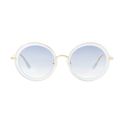 Columba - Oversized Retro Round Sunglasses