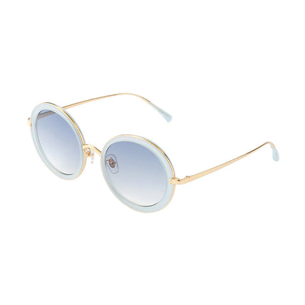 Columba - Oversized Retro Round Sunglasses