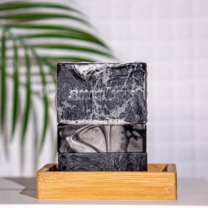 Charcoal Marble Soap (Tobacco Vanilla)