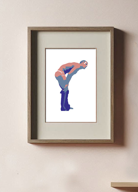 Locker Room - Pants Down In The Locker Room - Print