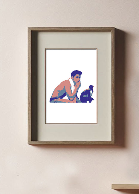 Locker Room - Towel Boy - Print