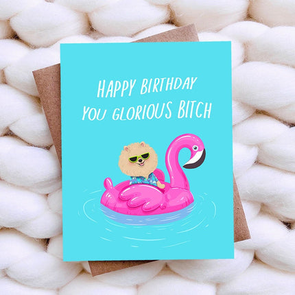 Glorious Bitch - Birthday Card