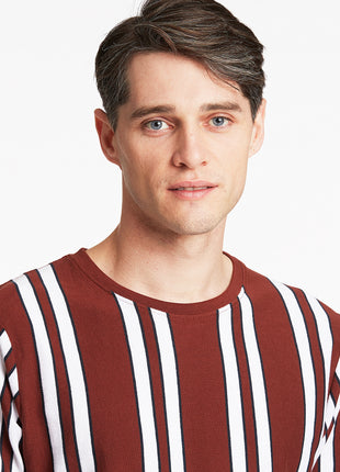 Striped Piqué T-Shirt