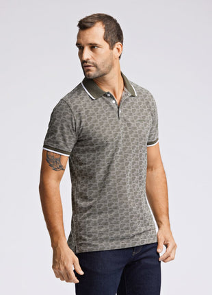 Organic Cotton Polo Shirt With Contrast Piping
