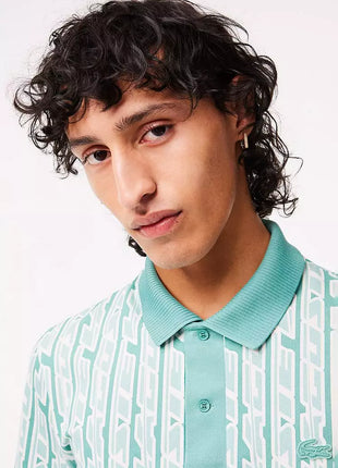 Movement Two-Tone Printed Polo