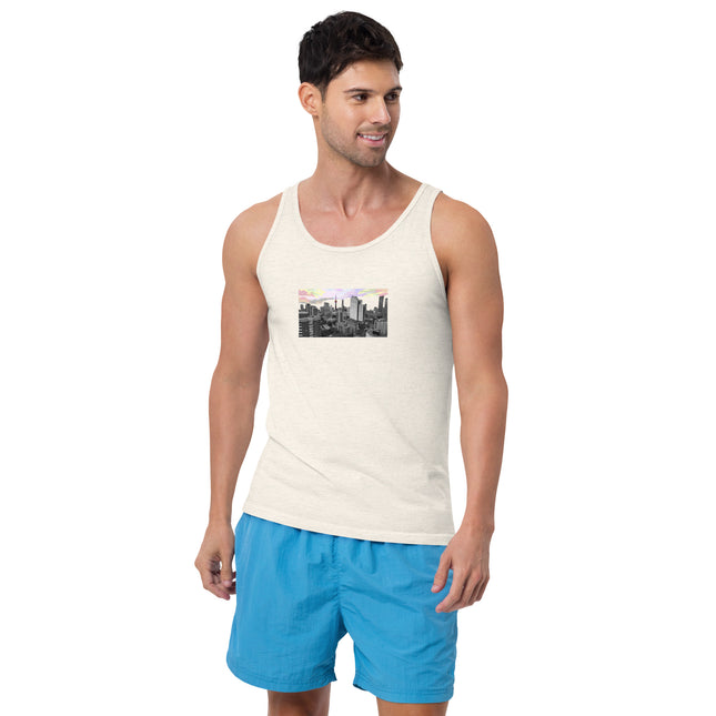 Toronto Icons - The Village Skyline - Regular Fit Unisex Tank Top