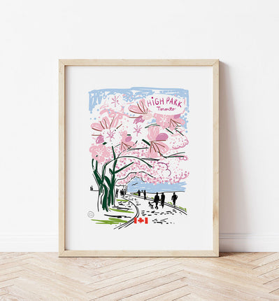 Print - High Park Cherry Blossoms