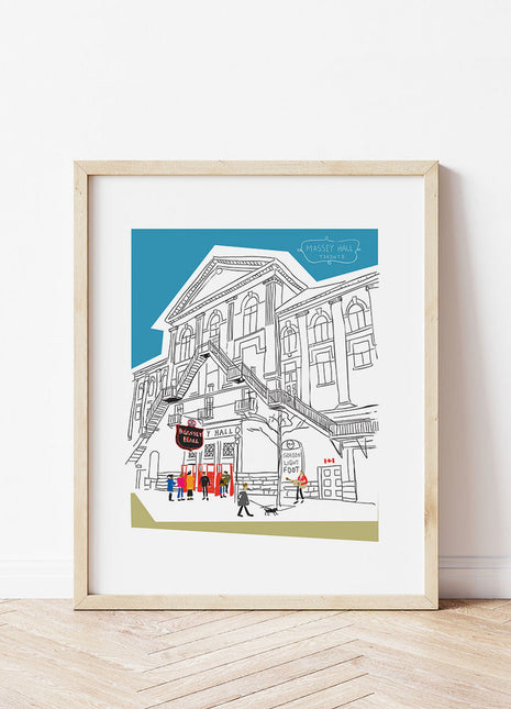 Print - Massey Hall Toronto