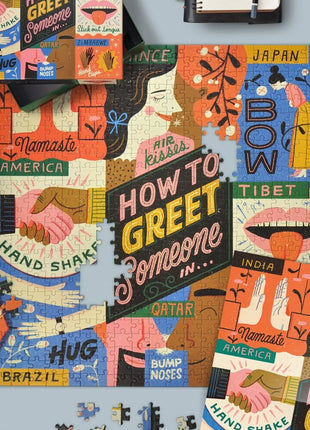 How to greet someone in - 500 pcs puzzle