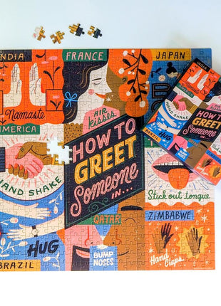 How to greet someone in - 500 pcs puzzle